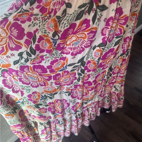 Artelier Nicole Miller Floral Skirt/matching top. Lightweight flowy design. Sz L - Picture 6 of 8